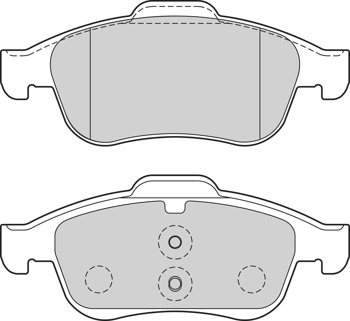 Jeu de 4 plaquettes de frein VALEO ref. 302771